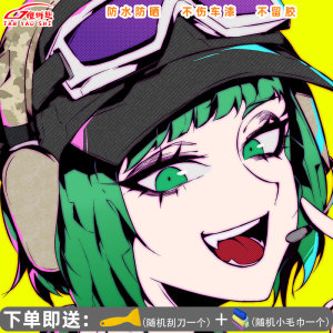 彩虹六号ela日系jdm车身贴纸车窗保险杠电动车摩托车创意贴纸反光