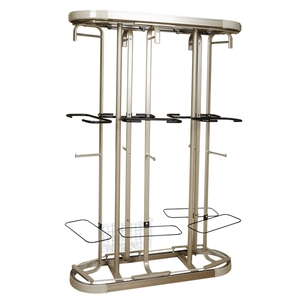 圣斐罗定制旋转衣架360度多功能衣帽间衣柜落地置物架家用转角旋