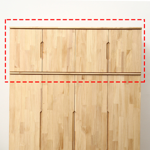 实木衣柜顶柜简约多功能储物柜两门三门四门卧室组合松木衣柜顶柜