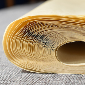 御书房雁皮纸蝉翼宣纸半生半熟毛笔字书法国画作品纸超薄工笔画小楷小