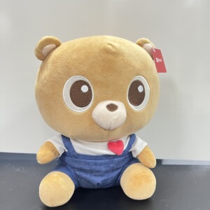 青峰创元传媒百度爱心熊礼盒装毛绒玩具