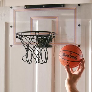 美国直邮斯伯丁SPALDING室内迷你mini篮球框篮球架篮筐家用小型黑