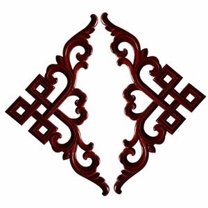 花角天花板仿古镂空欧式木雕新中式吊顶角花门头装饰实木木角花