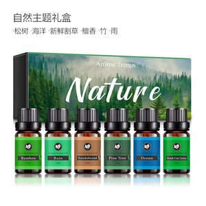 自然主题氛围松树海洋新鲜割草檀香竹子雨加湿香薰机补充液