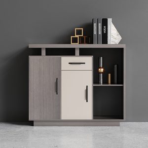 桌边柜茶水柜办公室隔断柜地柜矮柜长条储物柜复印机底座柜落地柜