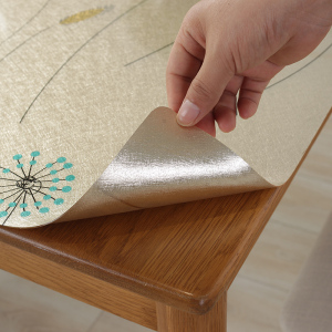 pvc桌布防水防油北欧餐桌垫家用茶几桌面垫塑料桌垫长方形不透明