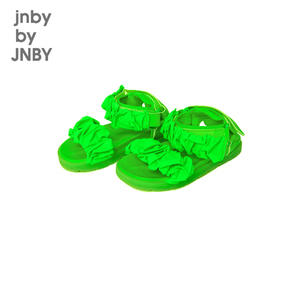 江南布衣童装夏装凉鞋立体拼接花朵设计感女童儿童jnbybyjnby