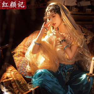异域楼兰公主影楼摄像写真拍照古装主题性感西域风情仙女演出服装