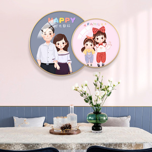 幸福一家人挂画