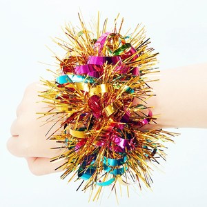 儿童节六一手腕花儿童表演手花亮片舞蹈道具跳舞用的幼儿园啦啦队