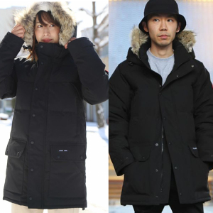 枫叶国伊莫瑞n3b鹅绒服冬季羽绒服男中长款加厚双色