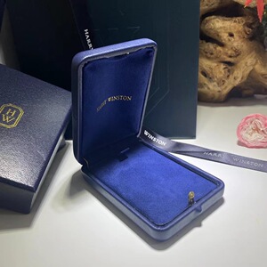 hw钻戒盒项链盒harry winston戒指盒海瑞温斯顿首饰包装盒子tb