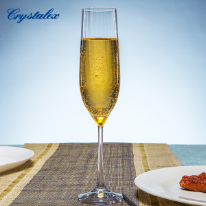 crystalex莱克斯 捷克进口水晶玻璃香槟杯红酒对杯高脚杯结婚礼物