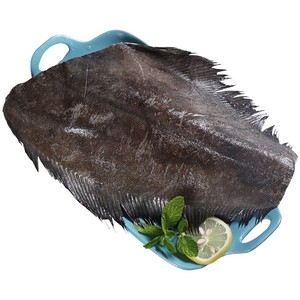 鲽鱼整条 冷冻 深海去头格陵兰鲽鱼身750g牙片鱼比目鱼鸦片鱼