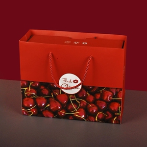大樱桃盒子礼品盒包装箱通用车厘子礼盒包装盒高档手提空盒纸箱子
