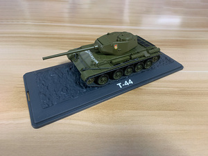 合金仿真静态二战军事战车原厂正品1:43苏联T-44中型坦克模型047