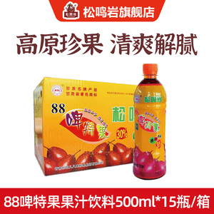 松鸣岩88啤特果发酵果汁饮料甘肃特产怀旧饮品解腻健康0脂肪饮品