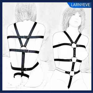 情趣手铐反背全身捆绑束缚皮带女奴衣项圈手铐sm调教女性成人用品