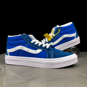 联名隆 万斯style36蓝色帆布鞋男鞋明星同款女鞋休闲高帮板鞋正品