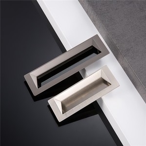 黑色金色灰色铜色嵌入式移门拉手暗装抽屉把手衣柜门家具把手s110