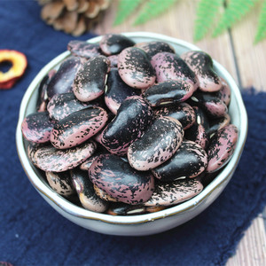 七彩纳沃牛眼豆500克云南农家大黑花芸豆牛眼豆大花豆豆类杂粮