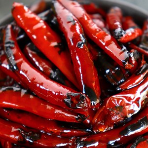 云南德宏特产手工辣子泡椒火烧蒜香泡辣椒即食傣味小米辣香辣下饭