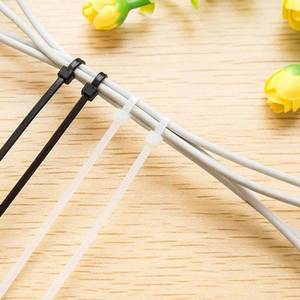 捆线理线带电线收纳整理绑线束线100条装自锁式尼龙扎带