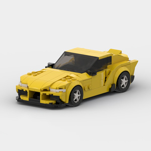 【jdm】moc积木适用乐高8格车speed牛魔王丰田 supragr赛车跑车