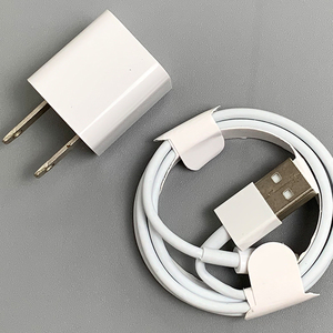 适用美版苹果充电器5v1a单头usb接口数据线手机耳机充电器1m长度