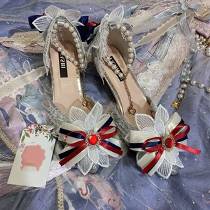 白雪公主鞋日系洛丽塔鞋女高跟鞋白雪姬lolita鞋软妹可爱萝莉鞋子