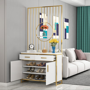 凡匠进门间厅柜转角玄关柜鞋柜一体入户轻奢客厅隔断屏风柜挡煞