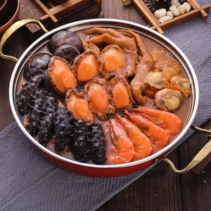 港式大盆菜聚宝盆菜佛跳墙加热即食广东盆菜预制菜年夜饭半成品