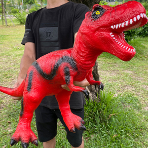 大号仿真软胶恐龙玩具电动霸王龙动物模型大套装塑胶儿童男孩3岁6