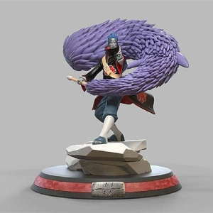 火影忍者干柿鬼鲛&大刀鲛肌3d可打印图纸素材模型stl格式源文件