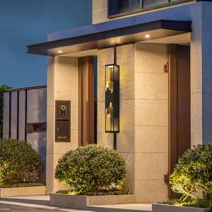 新中式户外大门壁灯太阳能门头灯别墅庭院外墙阳台灯防水室外墙灯