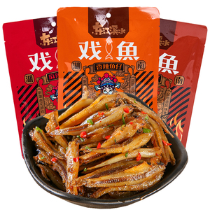 东江清水麻辣小鱼仔香辣毛毛鱼湖南特产追剧解馋鱼干休闲零食小吃