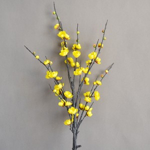 假梅花仿真花干花枝腊梅干花假桃花客厅红梅装饰单枝家居摆设绢花