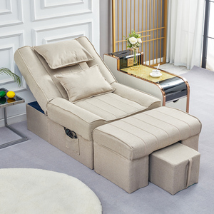 泡脚按摩床足疗店一体床高档美甲沙发座椅足浴床专用洗脚修脚店