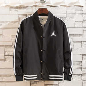 2022春秋aj飞人乔丹反光运动服外套夹克男士立领潮流休闲上衣外套