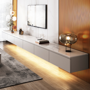 伊人慕旗舰店天猫悬空岩板电视柜客厅2021年新款现代简约卧室小户型