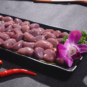 新鲜兔腰兔肾整只带头现杀活兔烧烤食材新鲜冷冻兔腰子 1斤