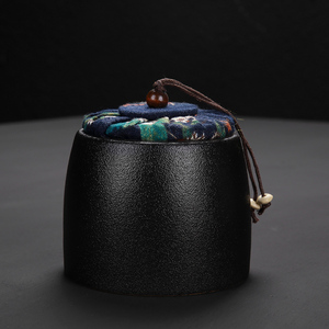 宠物骨灰罐猫咪狗狗骨灰盒黑色白色密封防潮坛毛发牙齿遗物储藏罐