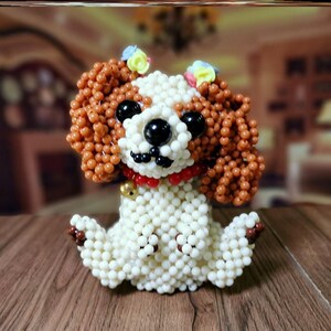 手工串珠小动物散珠diy工具材料包卡通动物可爱珠子饰品钥匙挂件