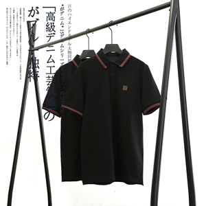 三叉戟皮标联名款男士休闲短袖polo衫