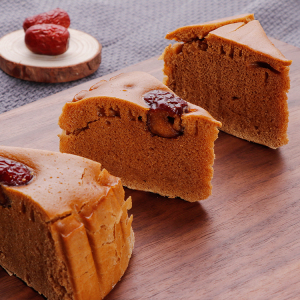 安井红糖发糕400g 红枣糕 传统宴会小米糕速食早餐馒头点心香软.