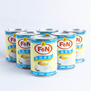 马来西亚FN植脂淡奶390gX6罐咖啡甜品原料茶颜观色喜茶指定奶
