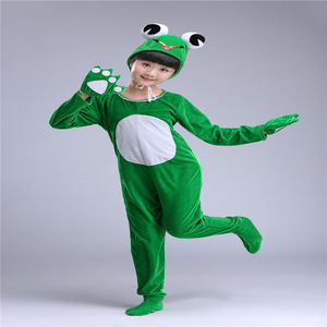 儿童小蝌蚪找妈妈演出服装短款青蛙表演服幼儿小青蛙舞蹈服饰舞台