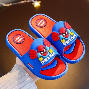 儿童拖鞋男童夏男孩蜘蛛侠.软底中小童宝宝室内家用男童凉拖