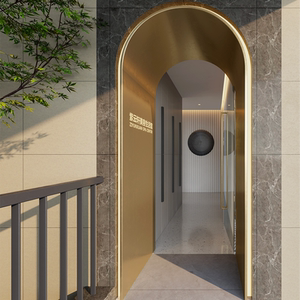 不锈钢极窄垭口哑光金属门框包边窗套弧形圆吊顶边框入户门套定制