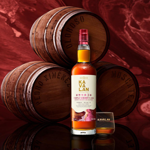 噶玛兰雪莉桶层丰三桶单一麦芽威士忌kavalan礼盒台湾原装进口